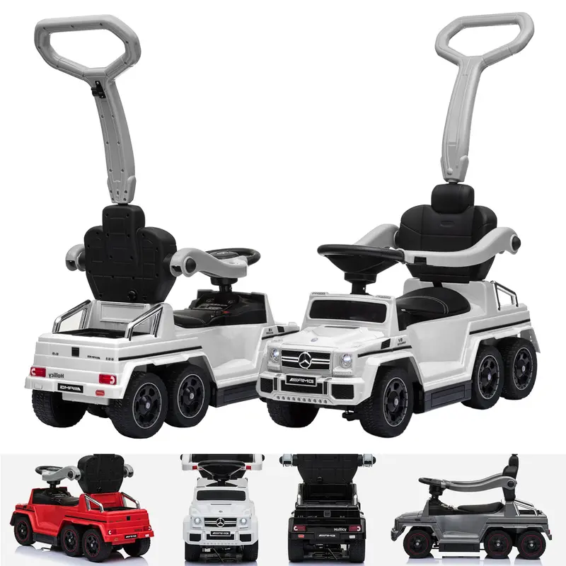 Mercedes Benz Licensed 3 In 1 G63 6X6 Mini Electric & Push Ride On 3