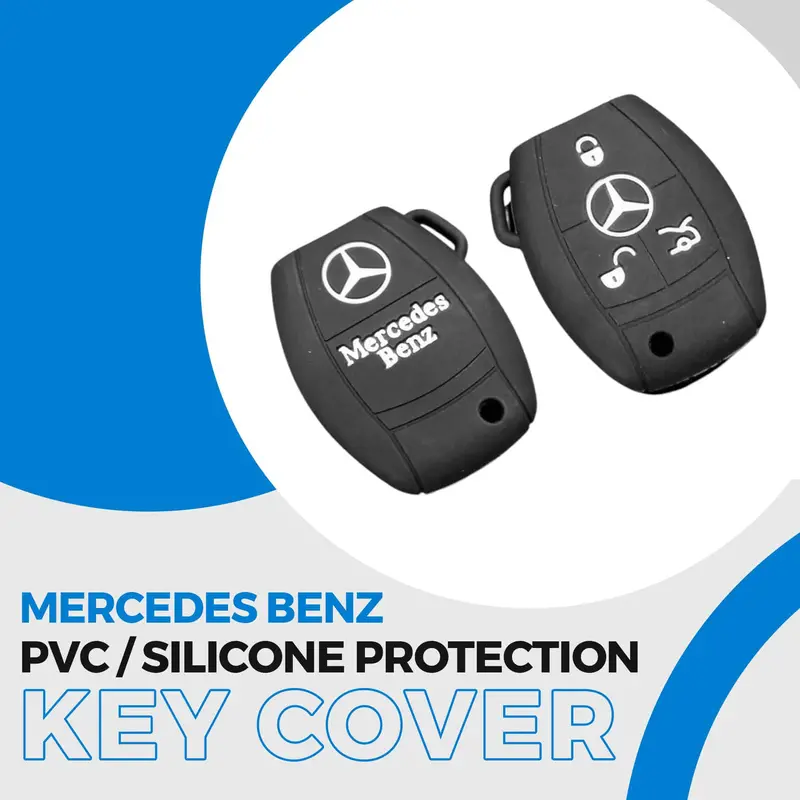 Mercedes Benz Pvc Silicone Protection Key Cover 3 Button 2014-2018 1