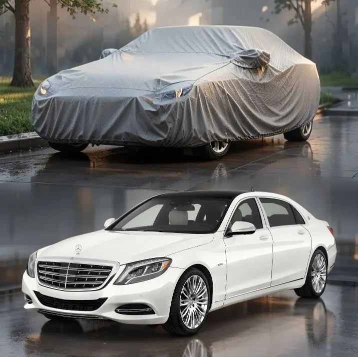 Mercedes Benz S Class Maximus Non Woven Car Top Cover 2013-2017 - - Scratchproof And Waterproof - Without Belt 1