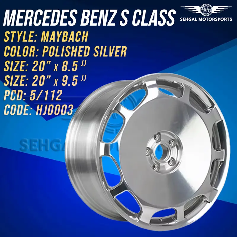 Mercedes Benz S Class Maybach Style Alloy Rims 20 Inch Staggered (Hj0003) 2