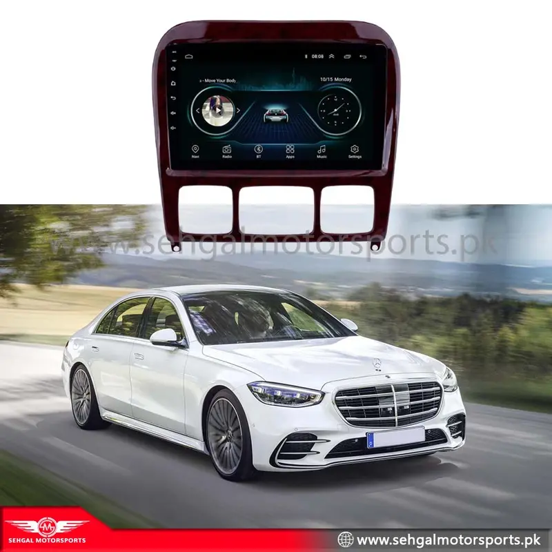 Mercedes Benz S320 Android Lcd Panel 1+16Gb Model 1997-2005 1