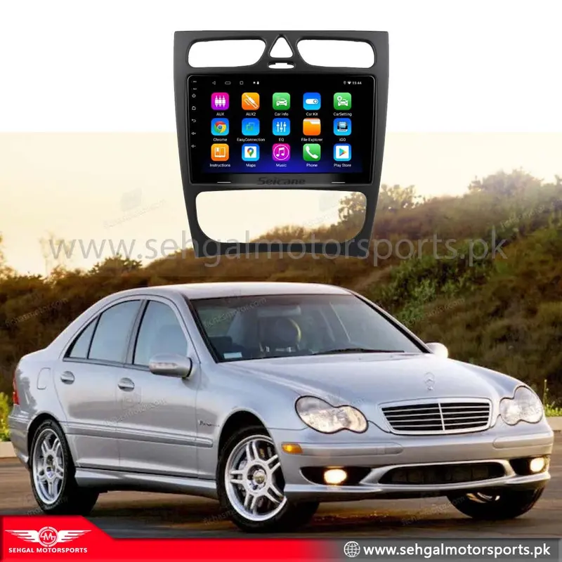 Mercedes Benz W203 Clk Android Lcd Panel 1+16Gb O.Tech Model 2001-2007 1