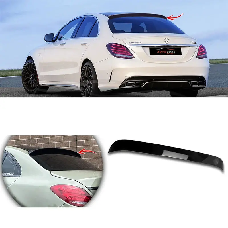 Mercedes-Benz W205 Roof Spoiler (Abs) Model 2015-2021 1