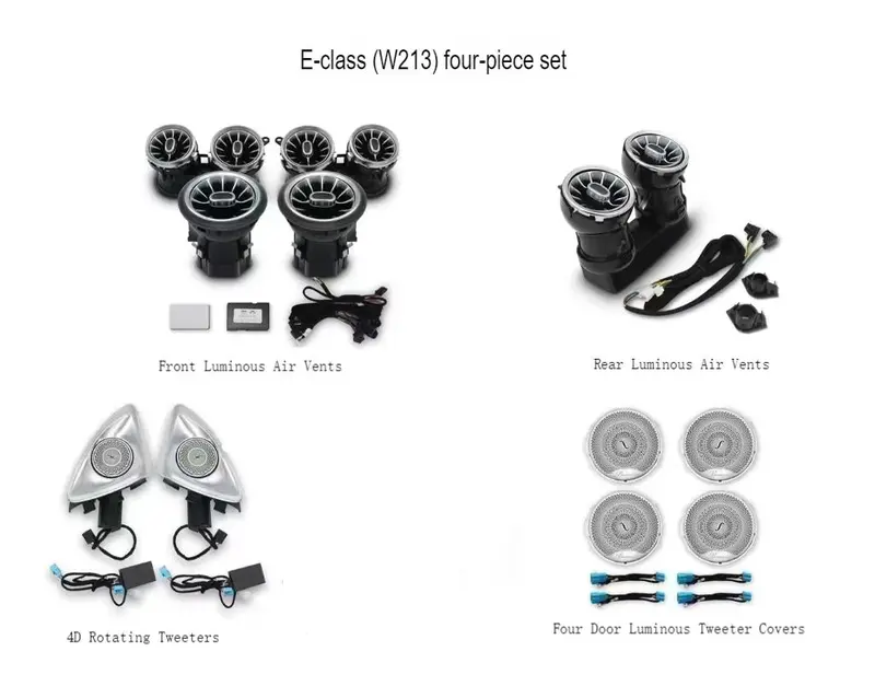 Mercedes Benz W213 Interior Ambient Lights Kit With Vents ( 4 Pc Set) 1