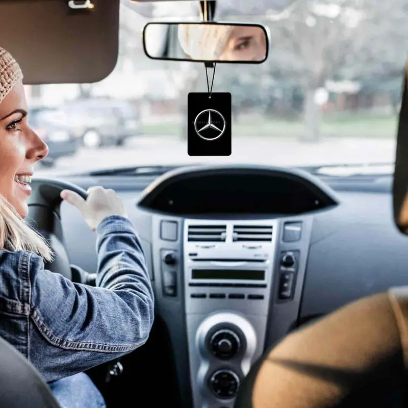 Mercedes Car Branded Perfume Card Hanging Car Fresheners - Car Perfume | Fragrance | Air Freshener | Best Car Perfume | Natural Scent | Soft Smell 1