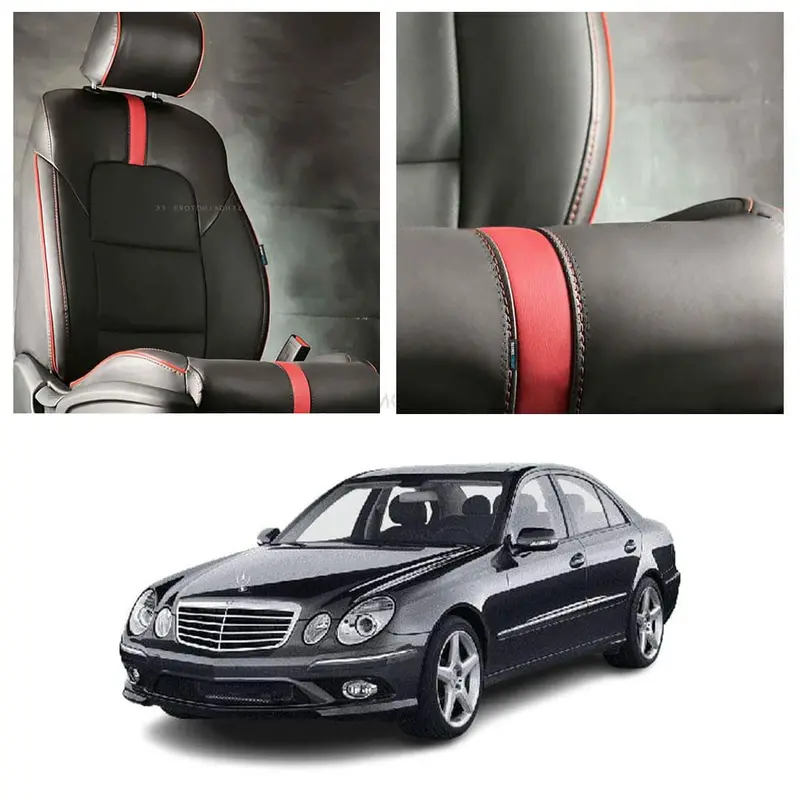 Mercedes Clk 200 Type R Black Red Seat Covers - Model 2003-2008 2003 - 2008 1