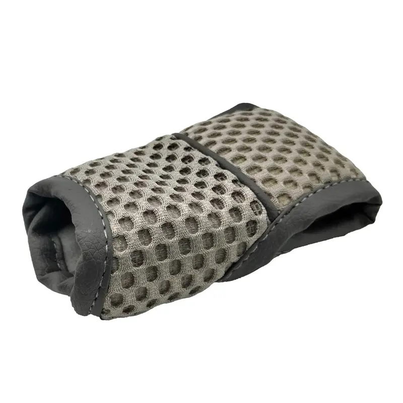 Mesh Fabric With Magic Auto Gear Shift Knob Cover - Grey 2
