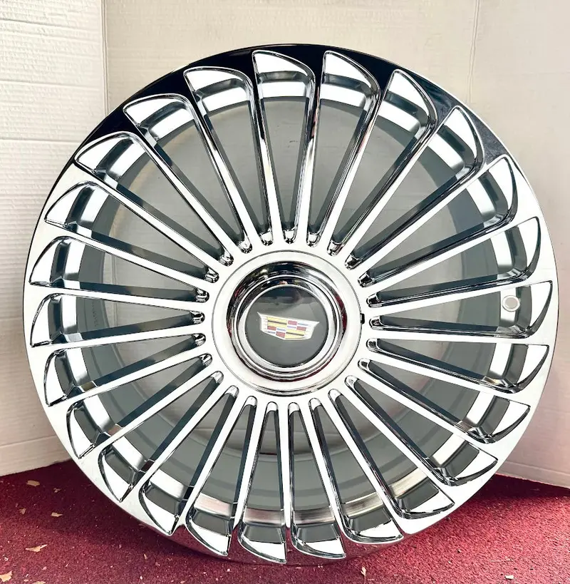 "Metro" Chrome 20" X 8.5" Set Of 4 Wheels Ct6 Ct5 Xts Xt4 Cts 5X120 1