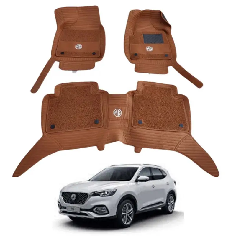 Mg Hs 10D Floor Mats Brown With Brown Grass 3 Pcs - Model 2020-2021 1