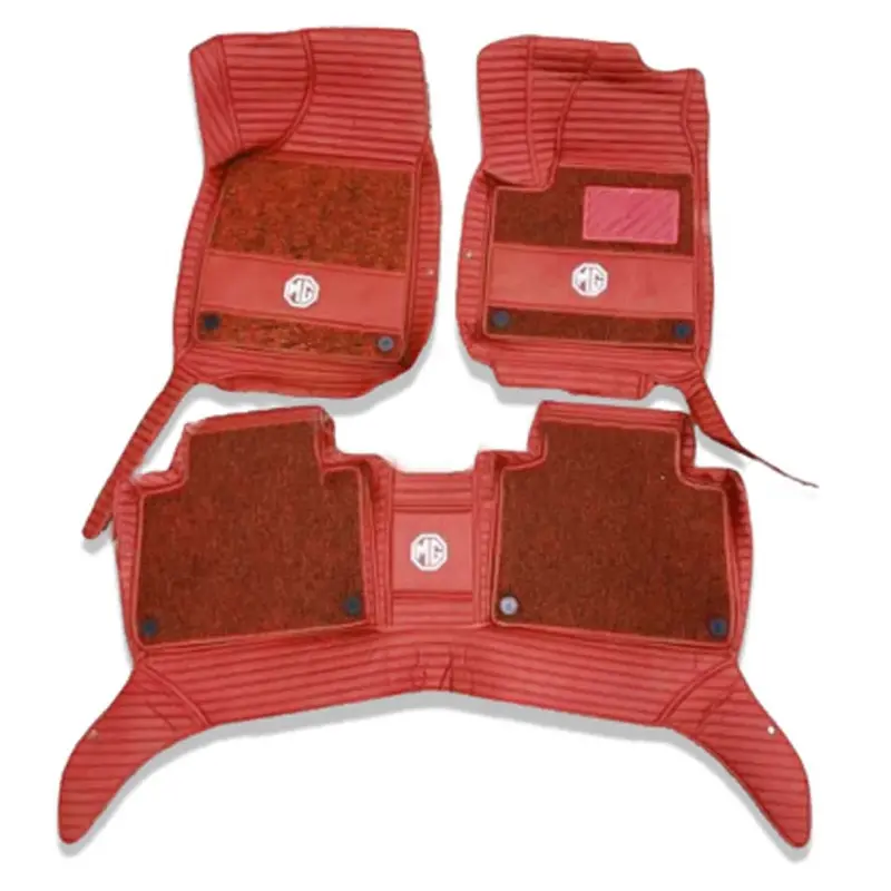Mg Hs 10D Floor Mats Red With Red Grass 3 Pcs Model 2020-2021 1