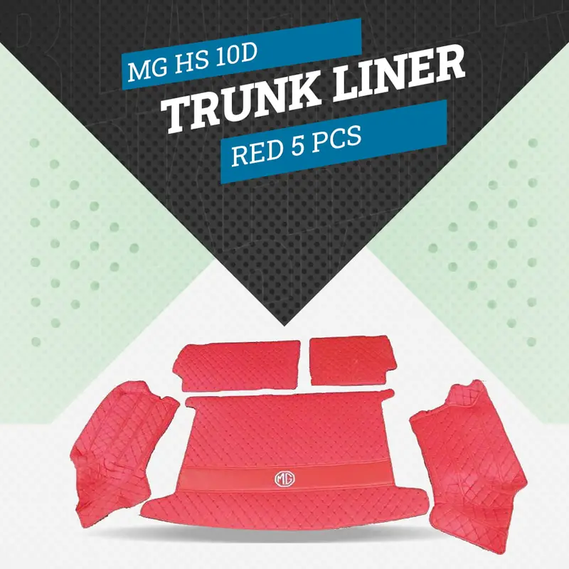 Mg Hs 10D Trunk Liner Red 5 Pcs 2020 - 2025 1