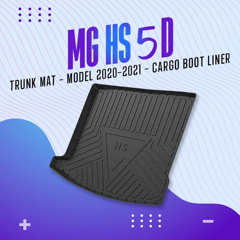 Mg Hs 5D Tpe Trunk Mat 2020 - 2025 - Cargo Boot Liner Diggi Protection Tray Cover 1