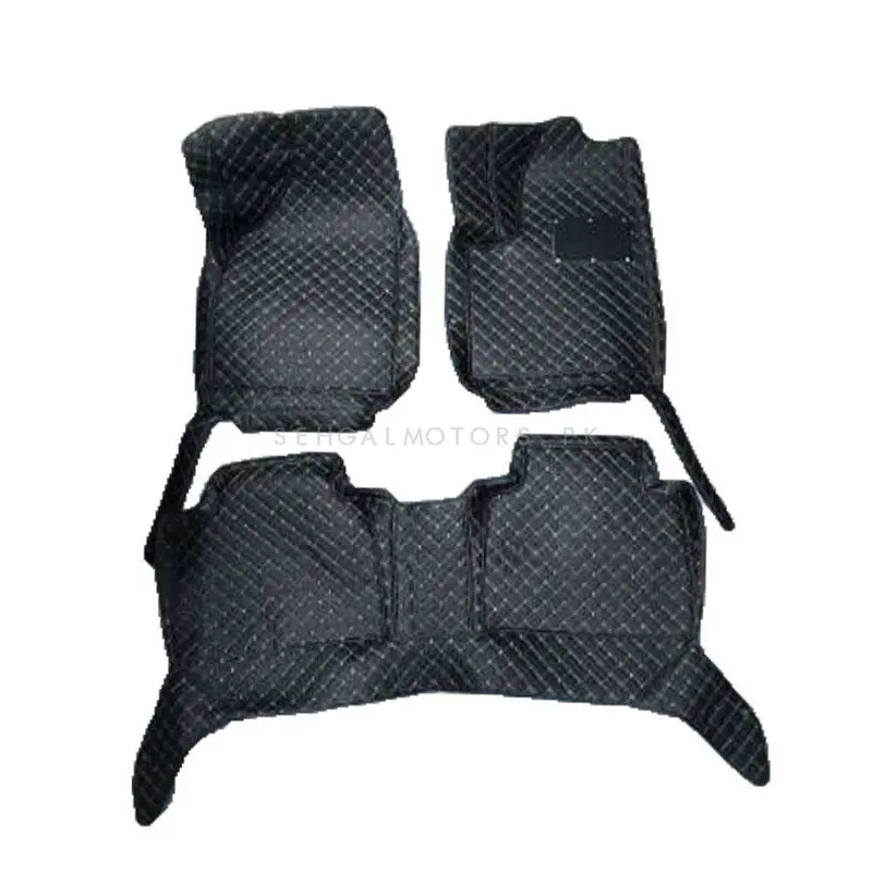 Mg Hs 7D Floor Mats Black 3 Pcs Set 2020 - 2025 2