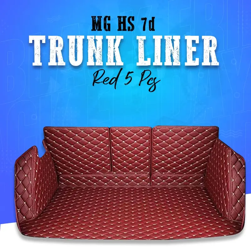 Mg Hs 7D Trunk Liner Red 5 Pcs 2020 - 2025 1
