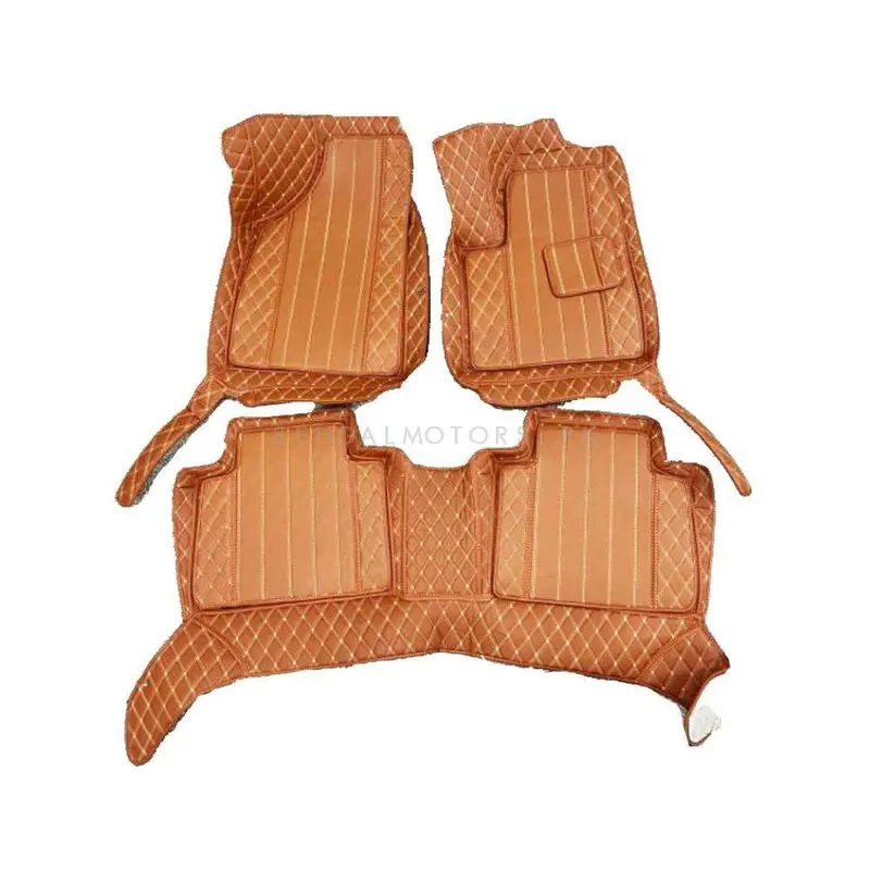 Mg Hs 8D Luxury Floor Mats Brown 3 Pcs 2020 - 2025 2