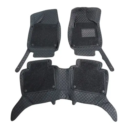 Mg Hs 9D Floor Mats Mix Thread  Grass 3 Pcs 2020 - 2025 - Black With Black 1