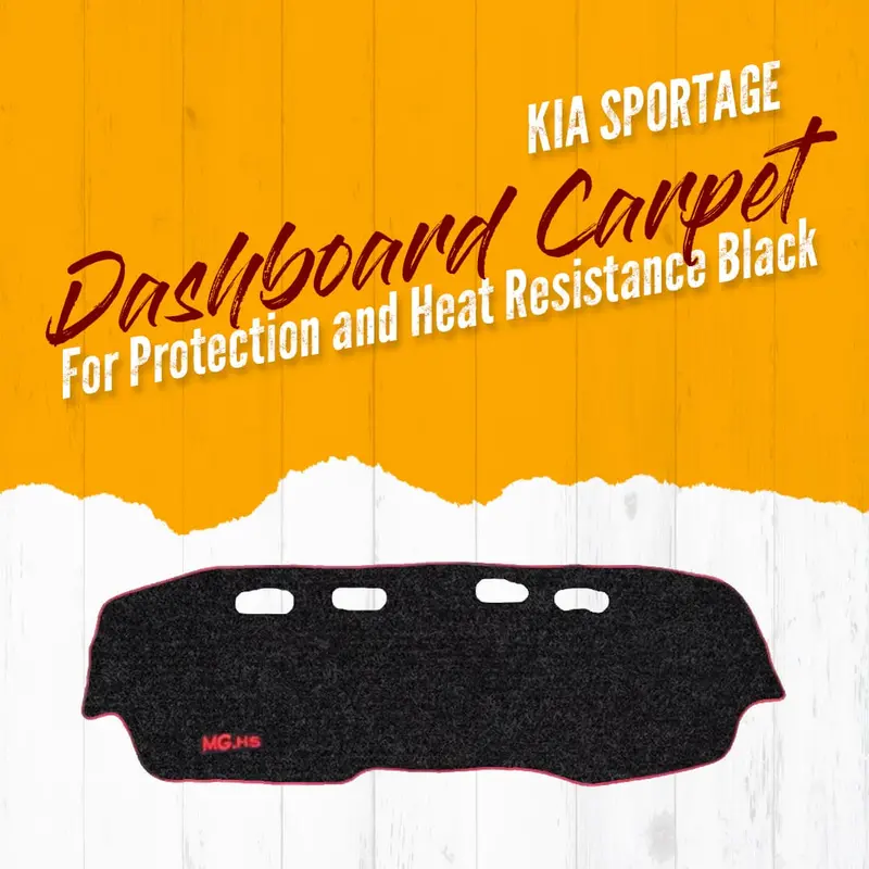 Mg Hs Dashboard Carpet Black 2020 - 2025 - For Protection And Heat Resistance 1