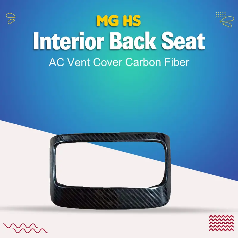 Mg Hs Interior Back Seat Ac Vent Cover Carbon Fiber 2020 - 2025 1