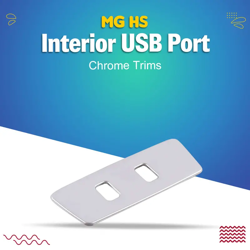Mg Hs Interior Usb Port Chrome Trims 2020 - 2025 1