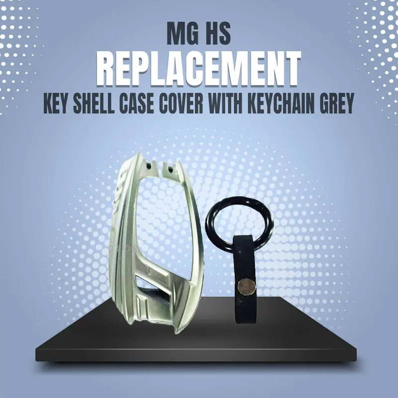 Mg Hs Key Shell Case Cover Grey 2021 - 2025 - With Keychain - Replacement Casing 1