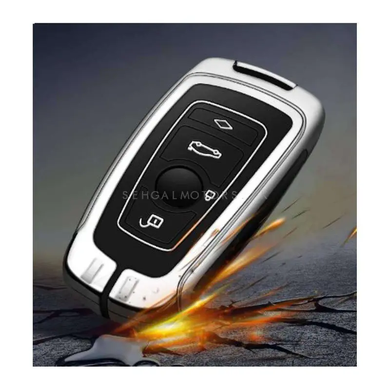 Mg Hs Key Shell Case Cover Grey 2021 - 2025 - With Keychain - Replacement Casing 2