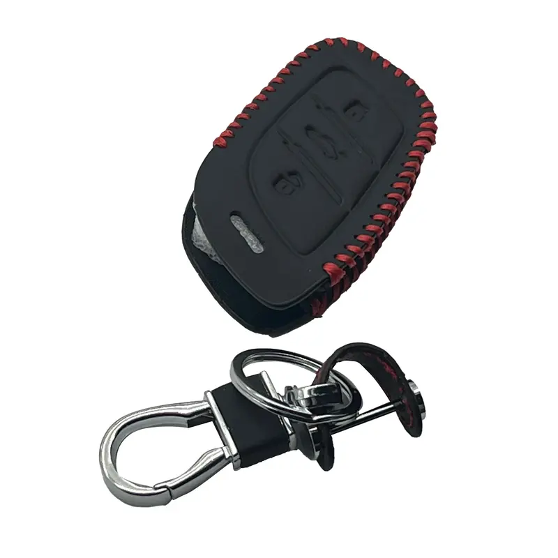 Mg Hs Leather Key Cover 3 Buttons With Keychain Ring 2021 - 2025 2