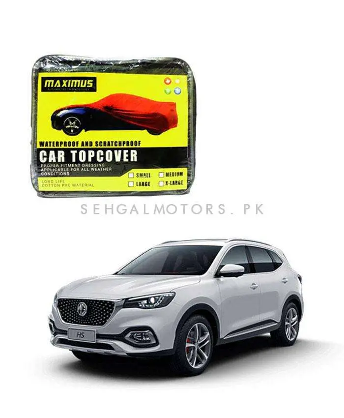 Mg Hs Maximus Non Woven Car Top Cover 2018 - 2025 - - Scratchproof And Waterproof - Without Belt 1