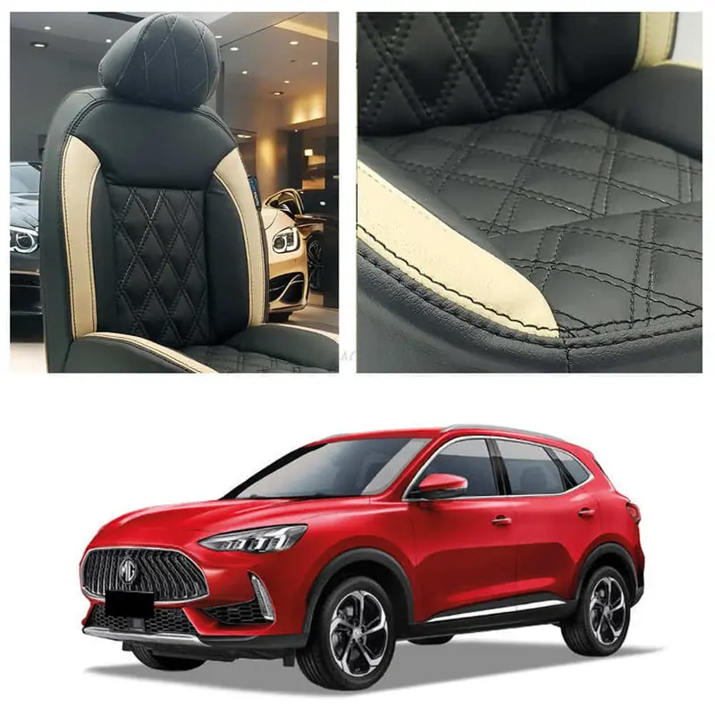 Mg Hs Phev Diamond Cut Black Beige Seat Covers 2025 - 2026 1
