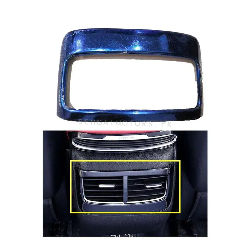 Mg Hs Rear Ac Vent Blue Chrome Trim 2020 - 2025 - Chrome Mg Hs Trim - Rear Ac Vent Trim Chrome 2
