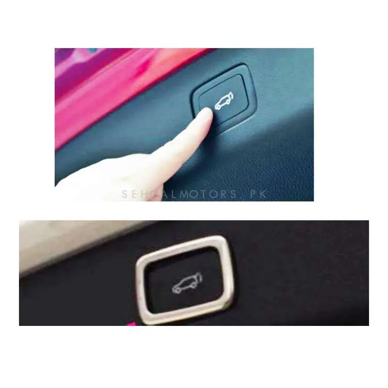 Mg Hs Rear Trunk Button Complete Chrome Trim 2020 - 2025 2