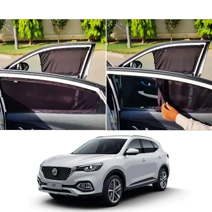 Mg Hs Retractable Curtains Custom Fit Sunshades 2020 - 2025 - Sun Shade | Parda 1