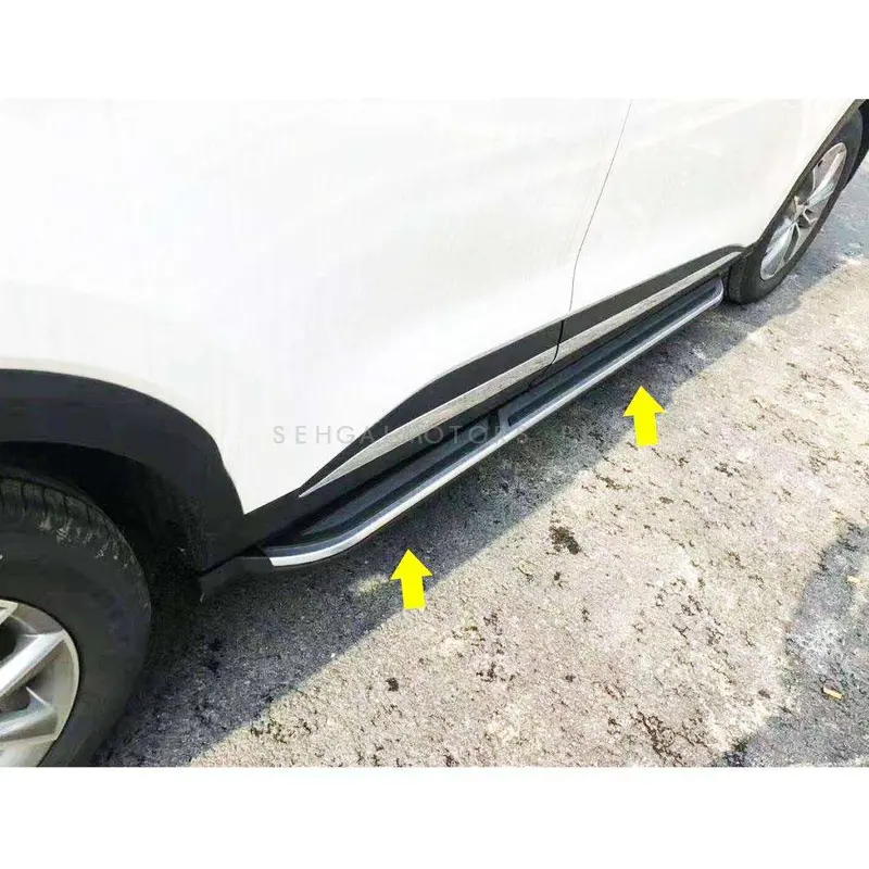 Mg Hs Side Foot Steps Black With Chrome Version 2 2021 - 2025 1