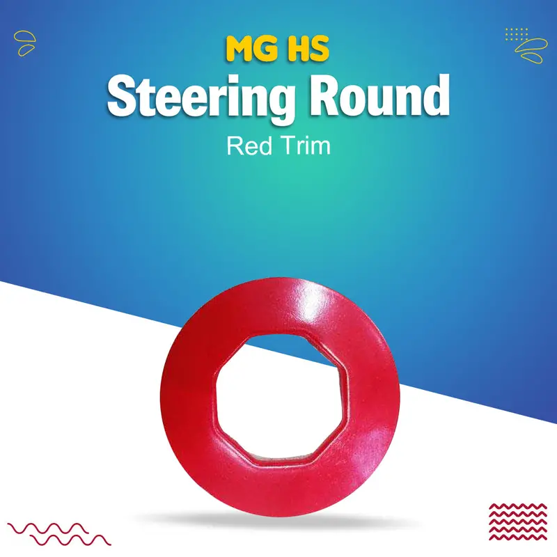 Mg Hs Steering Round Red Trim 2020 - 2025 - Steering Trim 1