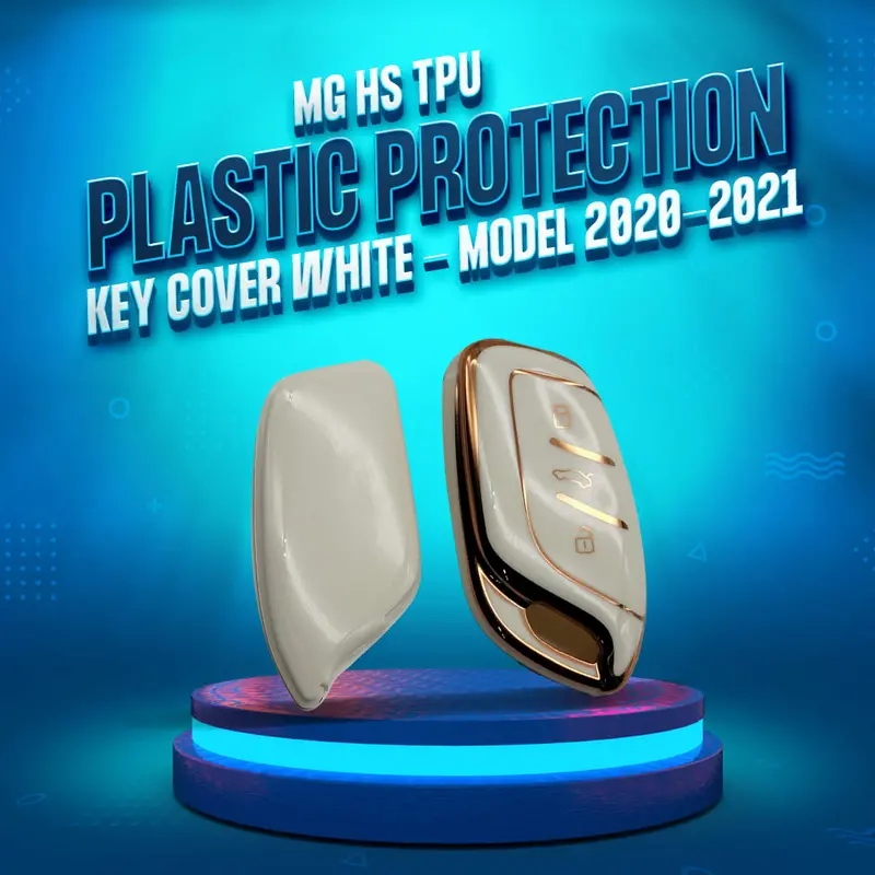 Mg Hs Tpu Plastic Key Cover White 2020 - 2025 1