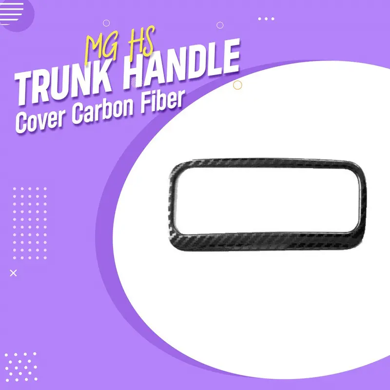 Mg Hs Trunk Handle Cover Carbon Fiber 2020 - 2025 1