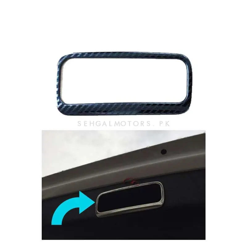 Mg Hs Trunk Handle Cover Carbon Fiber 2020 - 2025 2