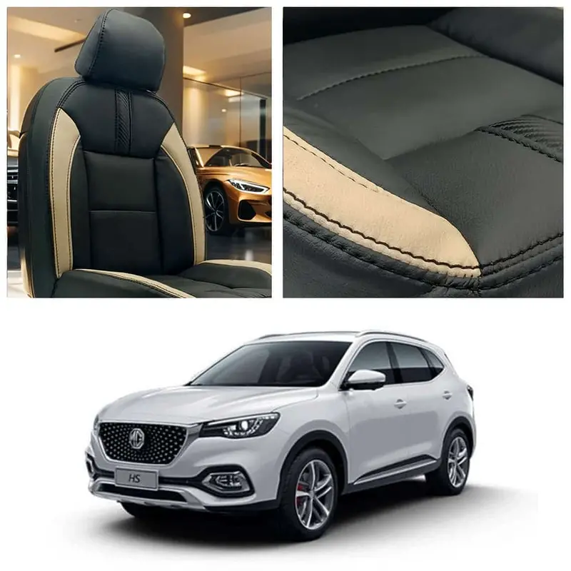 Mg Hs Type R Black Beige Seat Covers 2020 - 2025 1