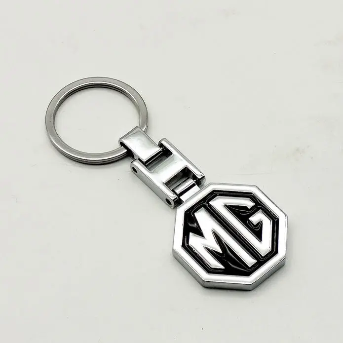 Mg Metal Keychain Keyring - Black - Key Chain Ring For Keys 2