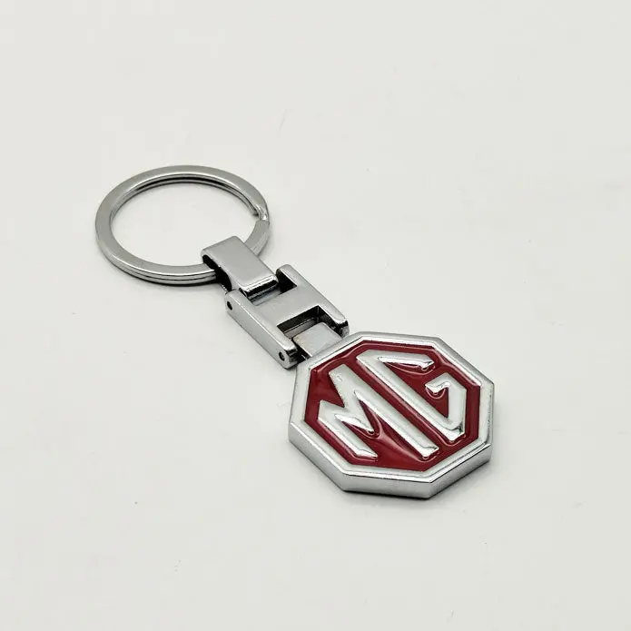 Mg Metal Keychain Keyring - Red - Key Chain Ring For Keys 2