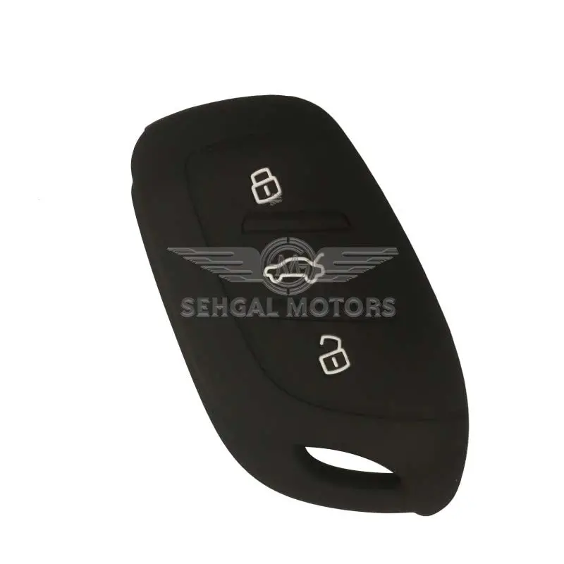 Mg Silicone Protection Key Cover Black With White Buttons Model 2020-2021 1
