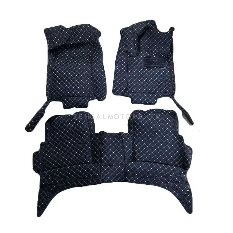 Mg Zs 7D Floor Mats - Black - 3 Pcs Set 2020 - 2025 2
