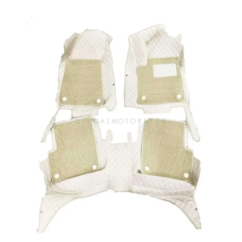 Mg Zs 9D Floor Mats Mix Thread Grass 3 Pcs 2020 - 2025 - Beige With Beige 2