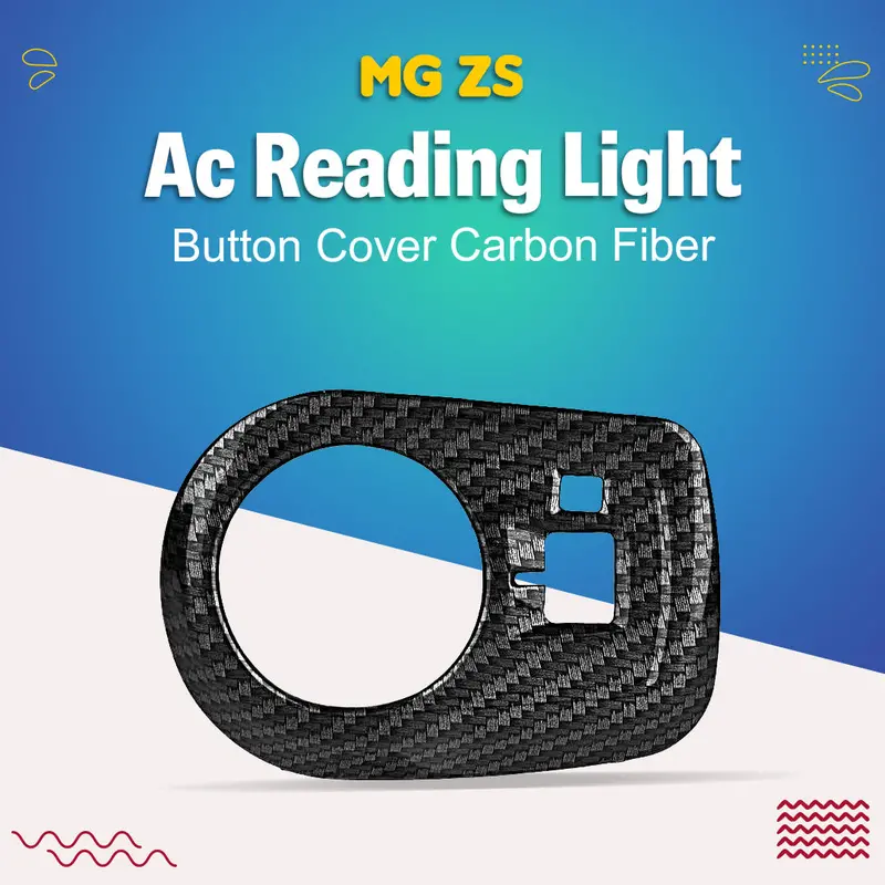 Mg Zs Ac Reading Light Button Cover Carbon Fiber 2020 - 2025 1