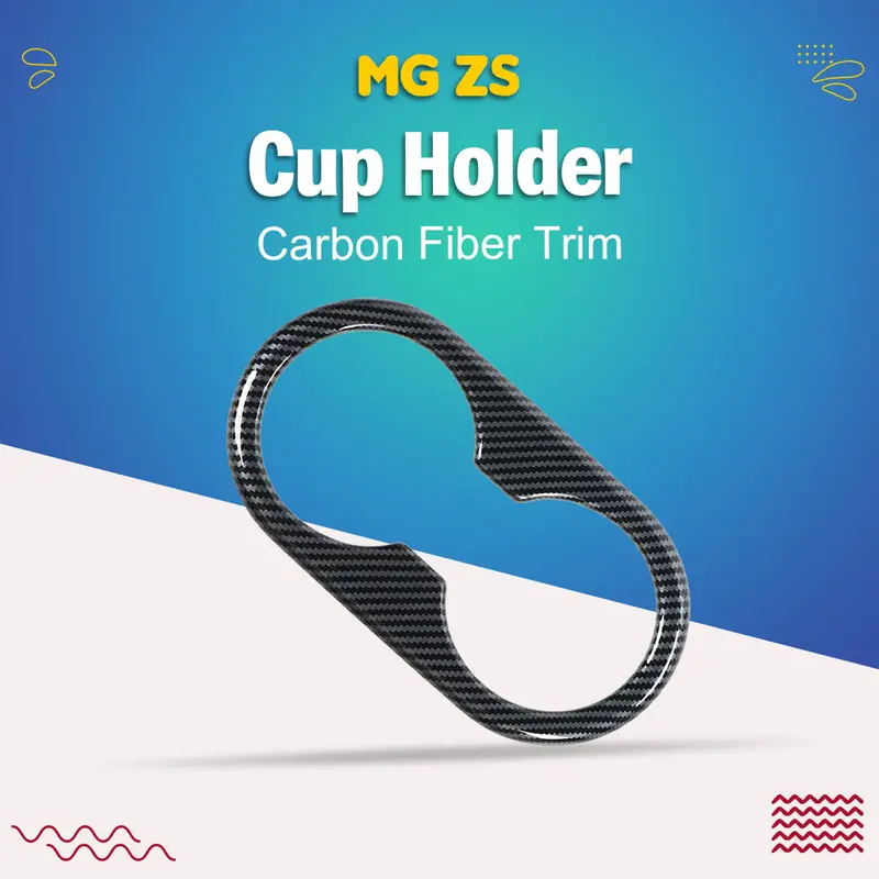 Mg Zs Cup Holder Carbon Fiber Trim 2020 - 2025 1