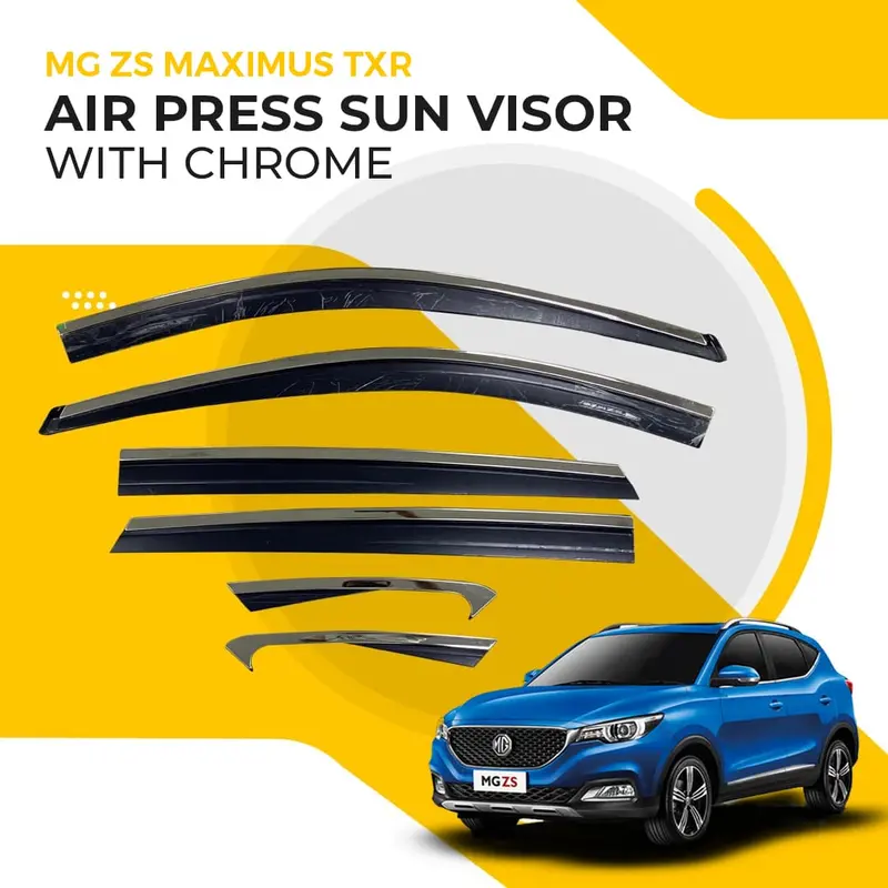 Mg Zs Maximus Txr Air Press Sun Visor With Chrome 2021 - 2025 1