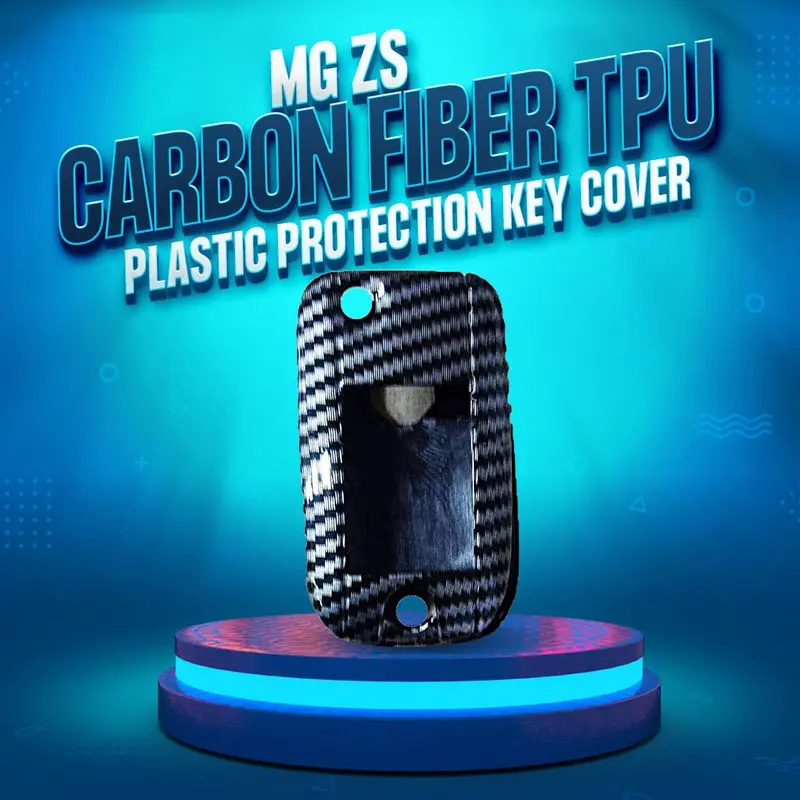 Mg Zs Plastic Key Cover Carbon Fiber With Black 2020 - 2025 1