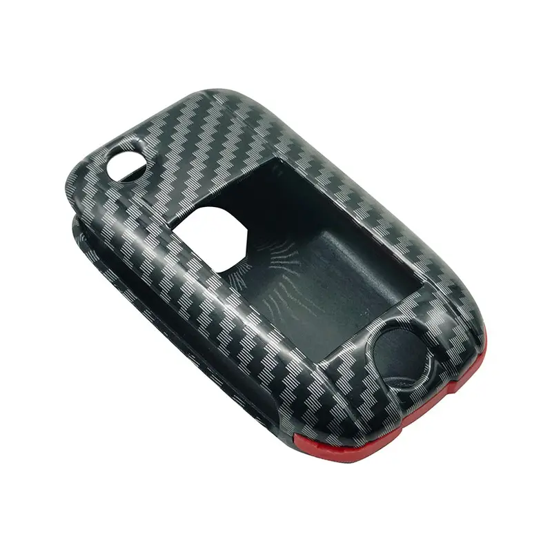 Mg Zs Plastic Protection Key Cover Carbon Fiber With Red 2020 - 2025 2