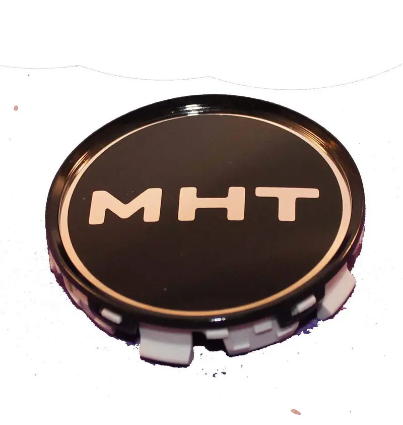 Mht Modular Wheels 1000-84 1000-84B Custom Center Cap Silver And Black (Set Of 2) 1