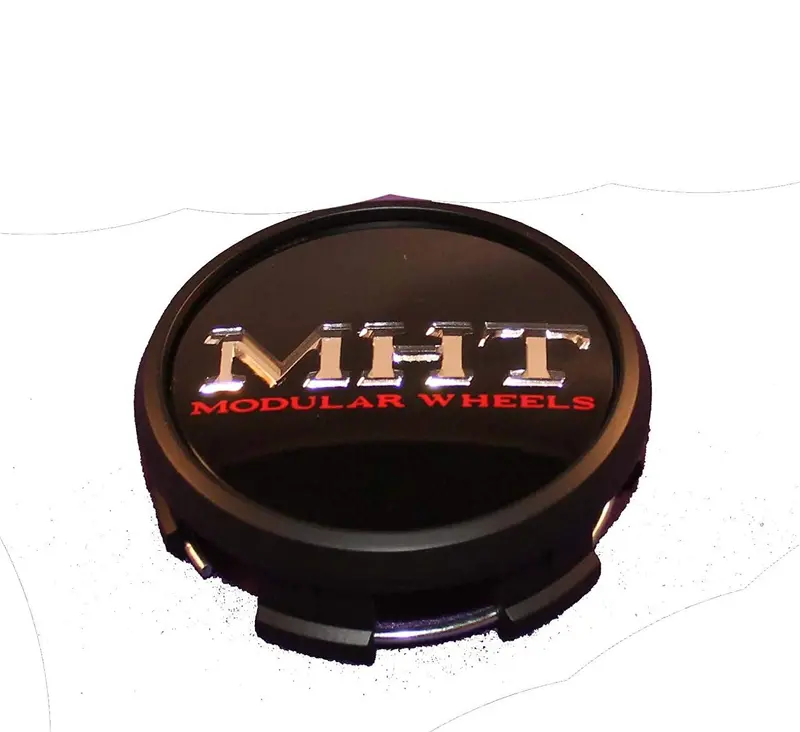 Mht Modular Wheels 1001-25 1001-25B Forged Edition Custom Center Cap Black (Set Of 4) 1