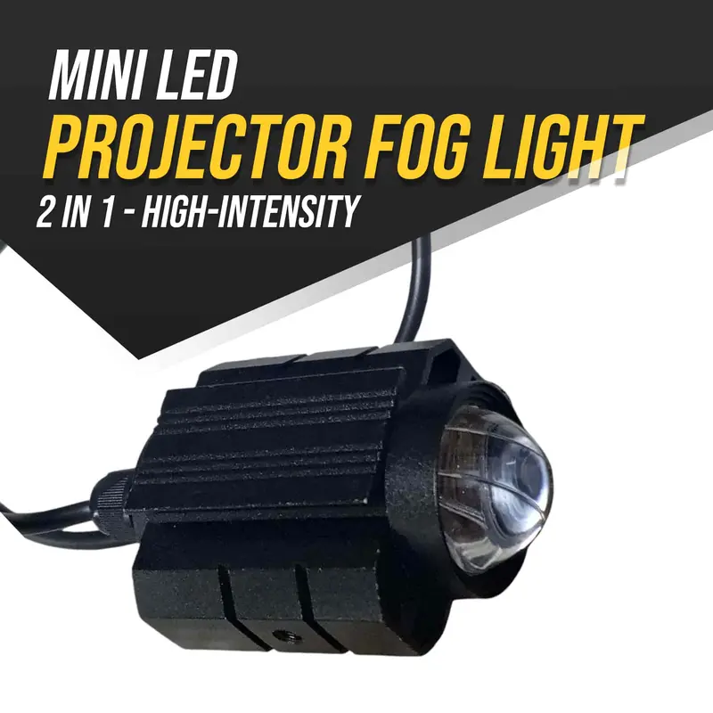 Mini Led Projector Fog Light 2 In 1 - High-Intensity 1
